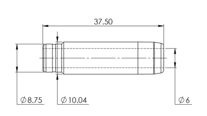 UL-1279-01 | Vauxhall 16XE Valve Guide (6mm Bore) - Image 5